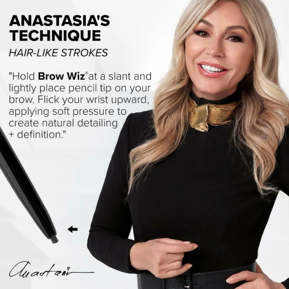 ANASTASIA BEVERLY HILLS BROW WIZ ULTRA-SLIM RETRACTABLE DETAIL PENCIL W/ SPOOLIE
